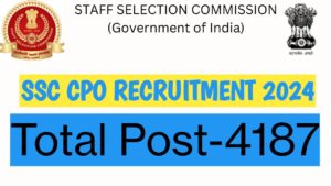 SSC CPO Recruitment 2024